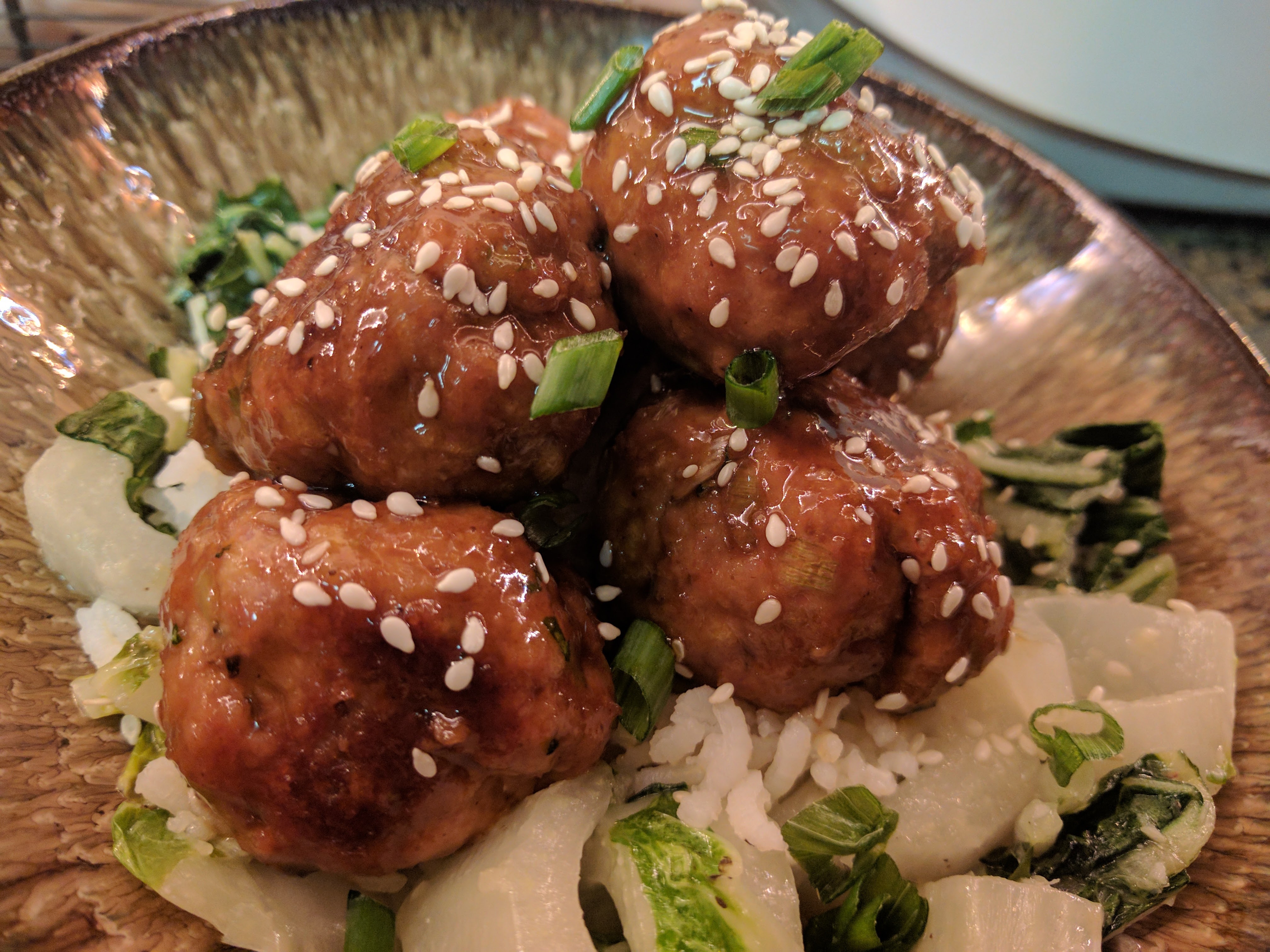 Asian Turkey Meatballs – The Buxom Baker